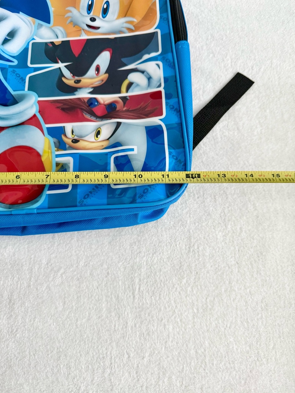 Sonic the Hedgehog Kids School Backpack Bookbag Blue NWT - Picture 8 of 9
